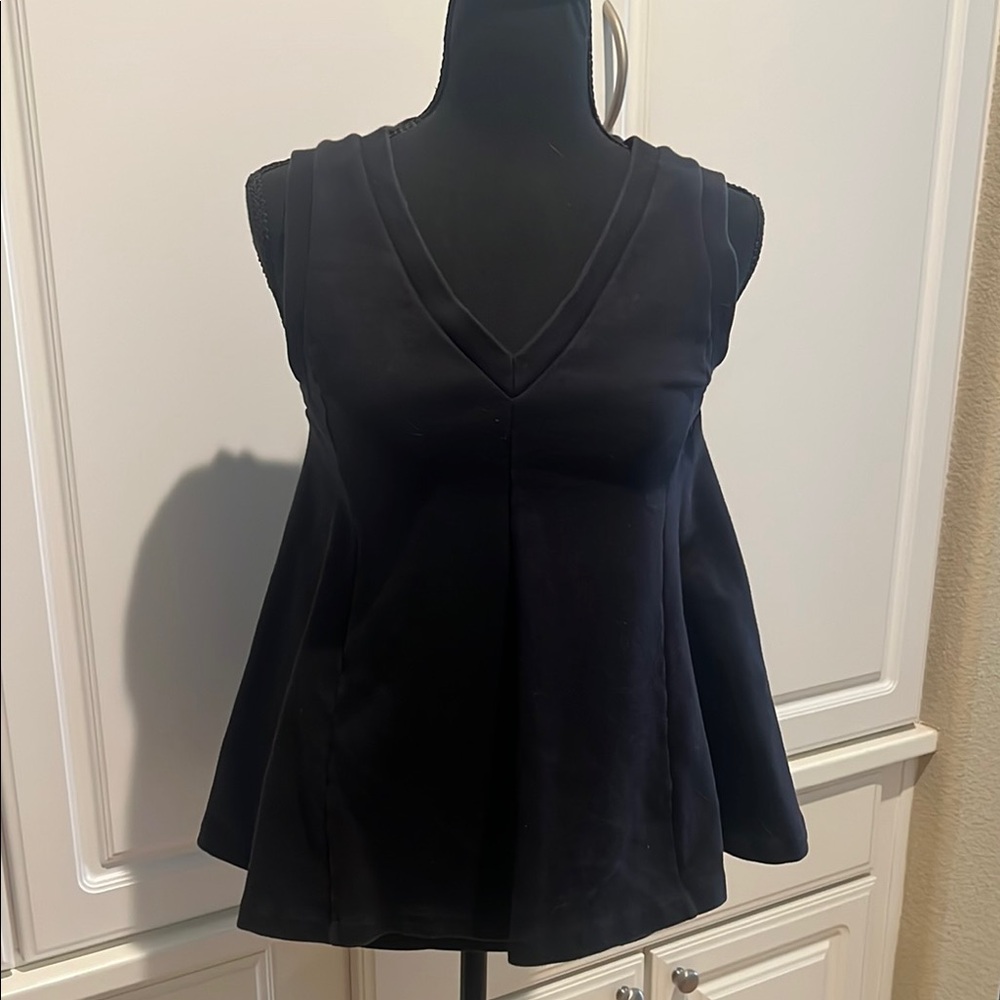 Kate Spade Saturday Black Sleeveless Top